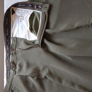 Tommy Bahama Green Silk/Cotton Resort Dress Pants 38 - 31.5